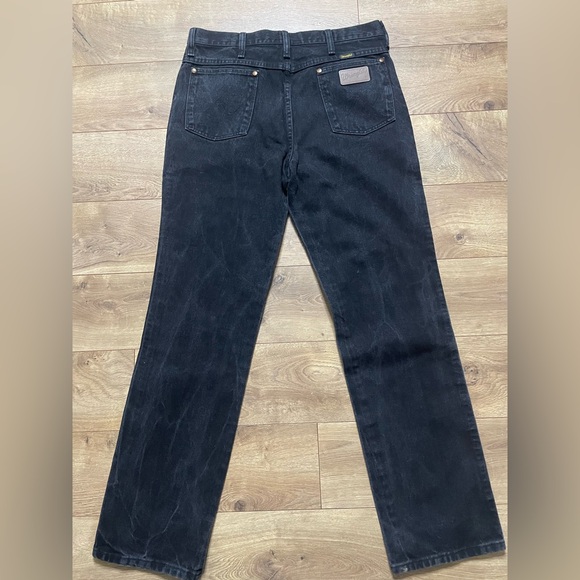 Wrangler Dark Denim Jeans 34X32 - Picture 2 of 8